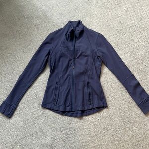 Lulu Lemon Navy full zip Define jacket